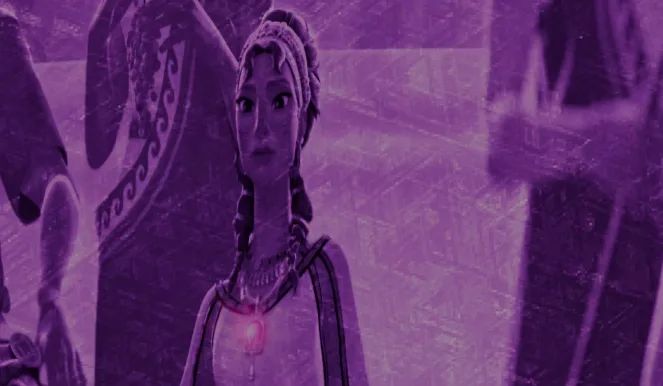 Helen of Troy in Purple