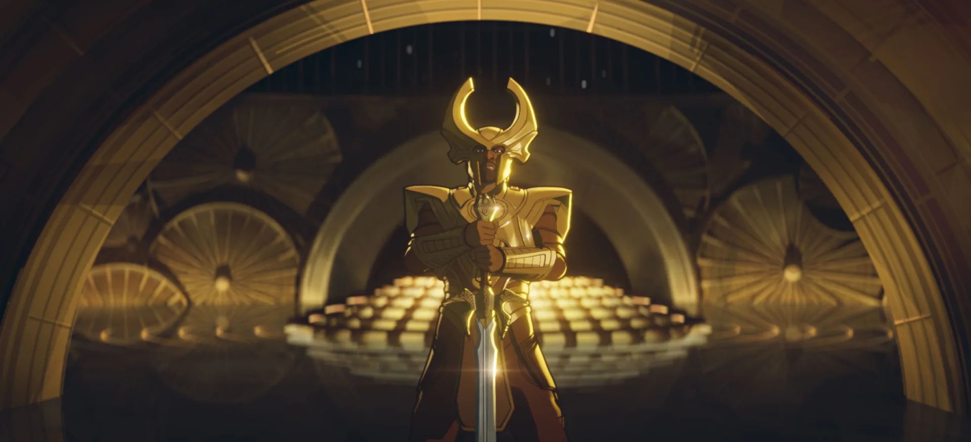 Heimdall at Attention