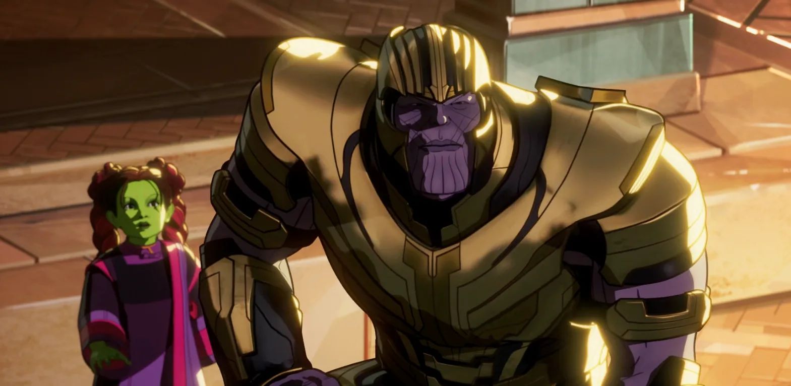 Thanos and Gamora
