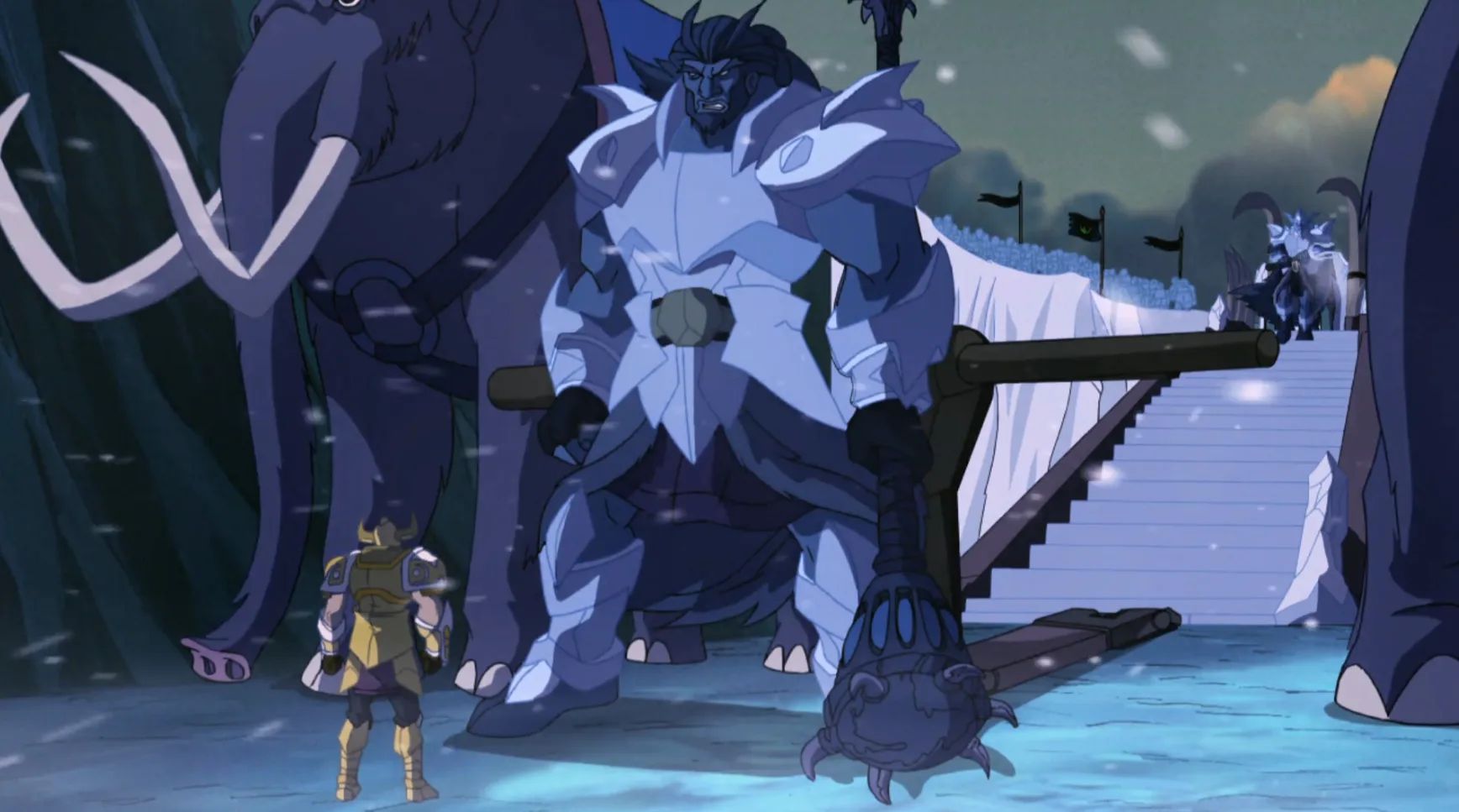 Geirmarr Towers Over Odin