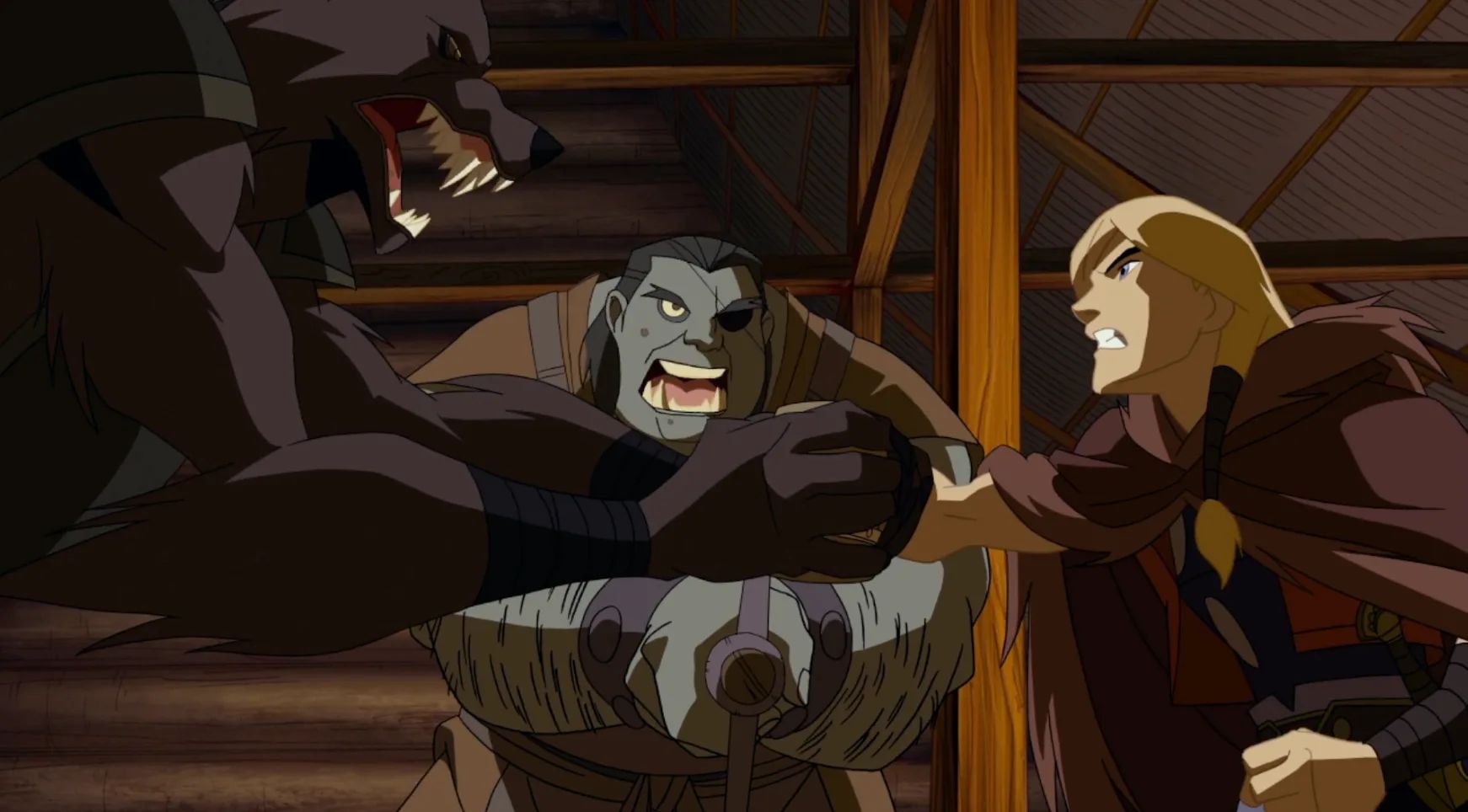 Fenris Fights Thor