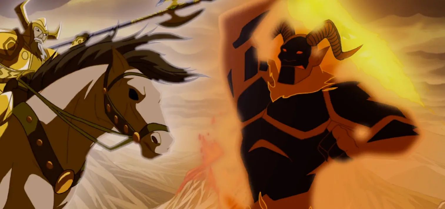 Surtur and Odin Hurkaderk