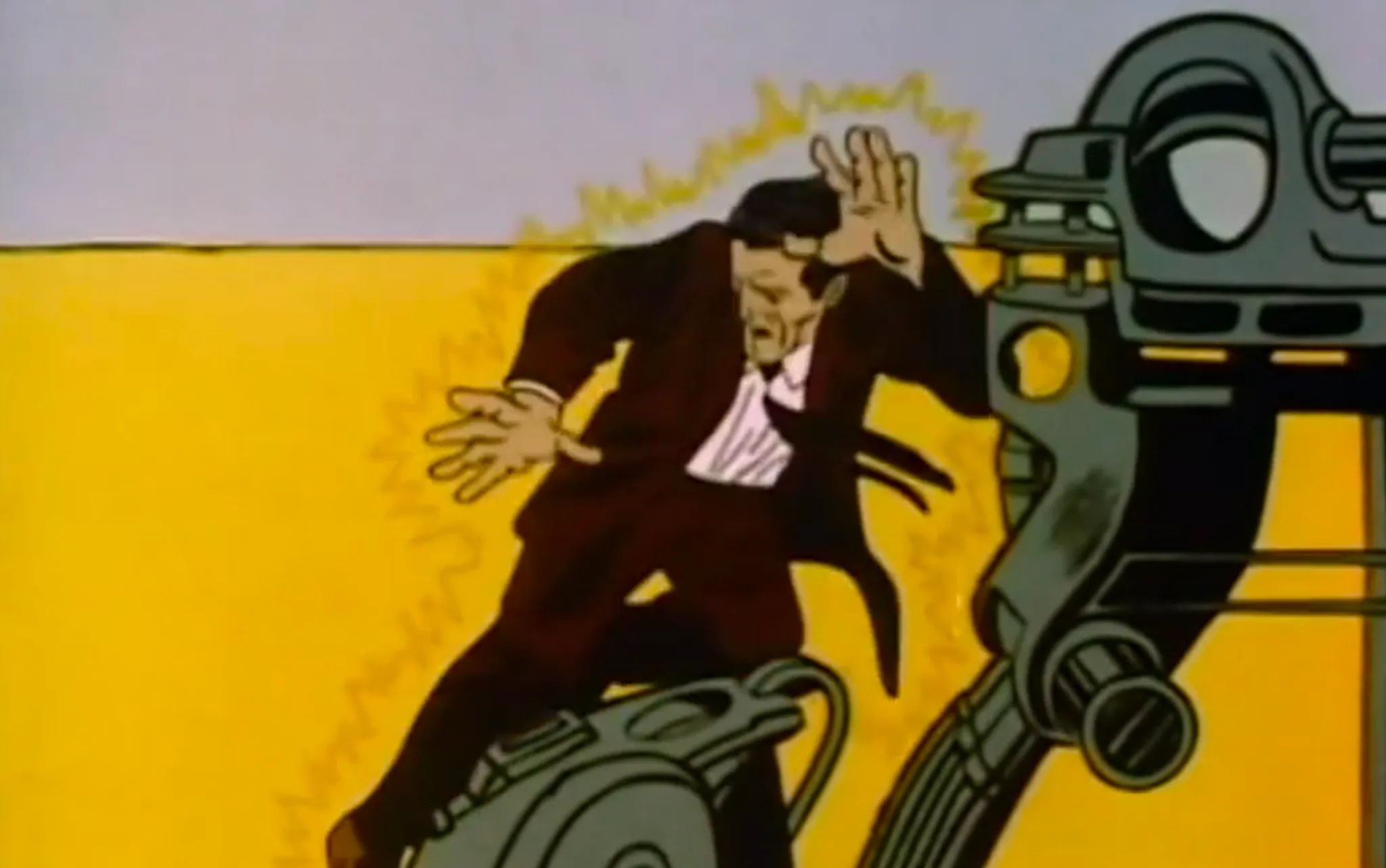 Heinz Kruger Running into Lab Equipment