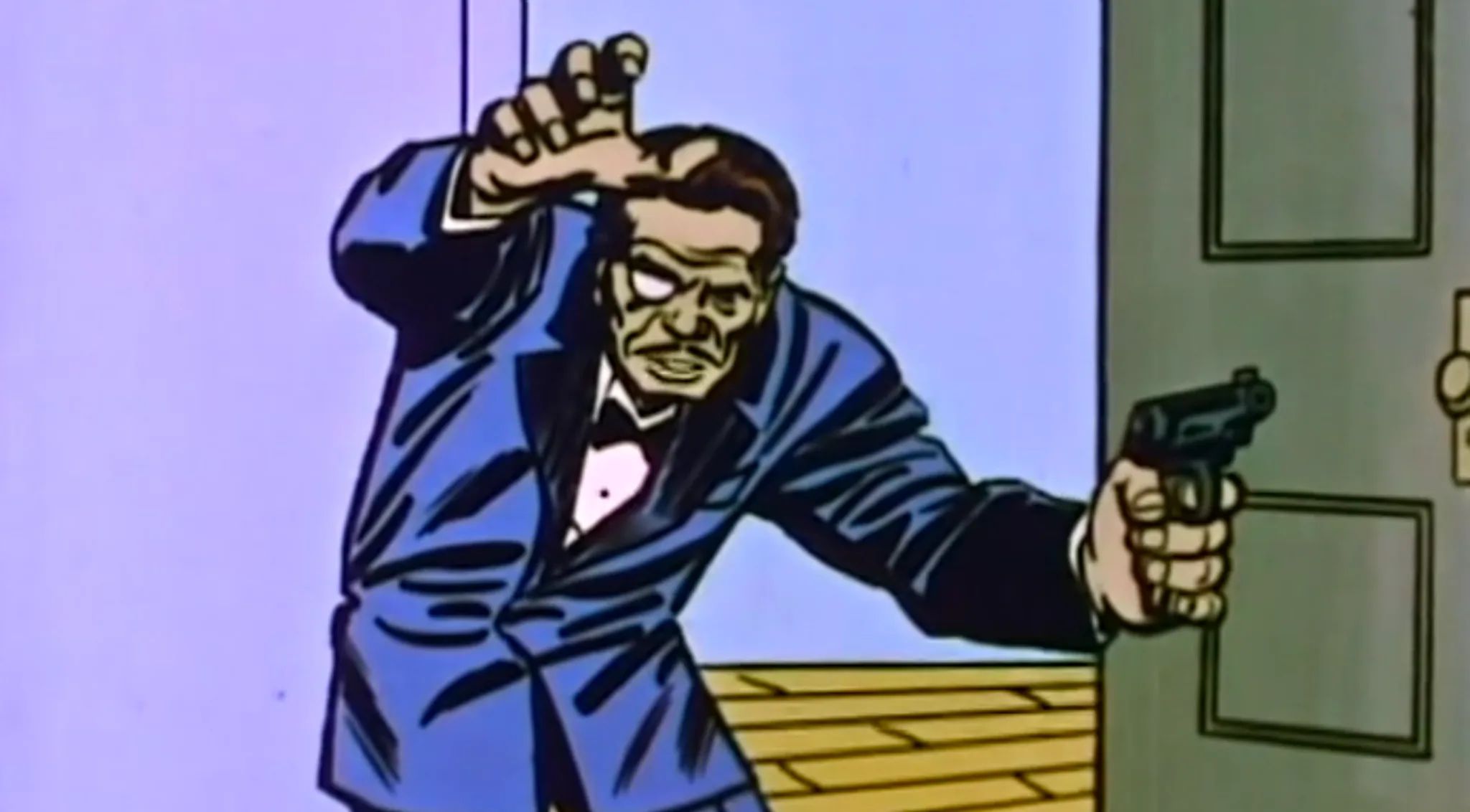 Sando Colonel Wolfgang von Krantz with a gun