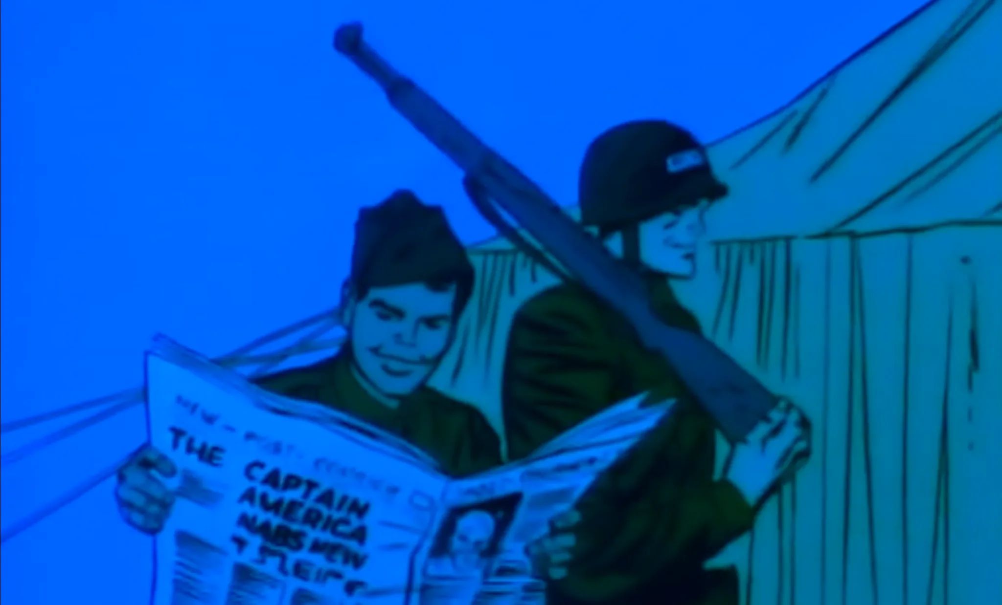 Bucky Reads About Cap