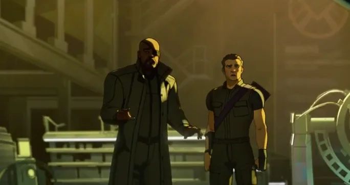Fury and Hawkeye