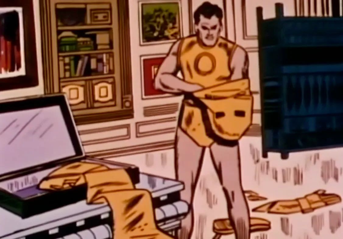 Tony Getting Changed