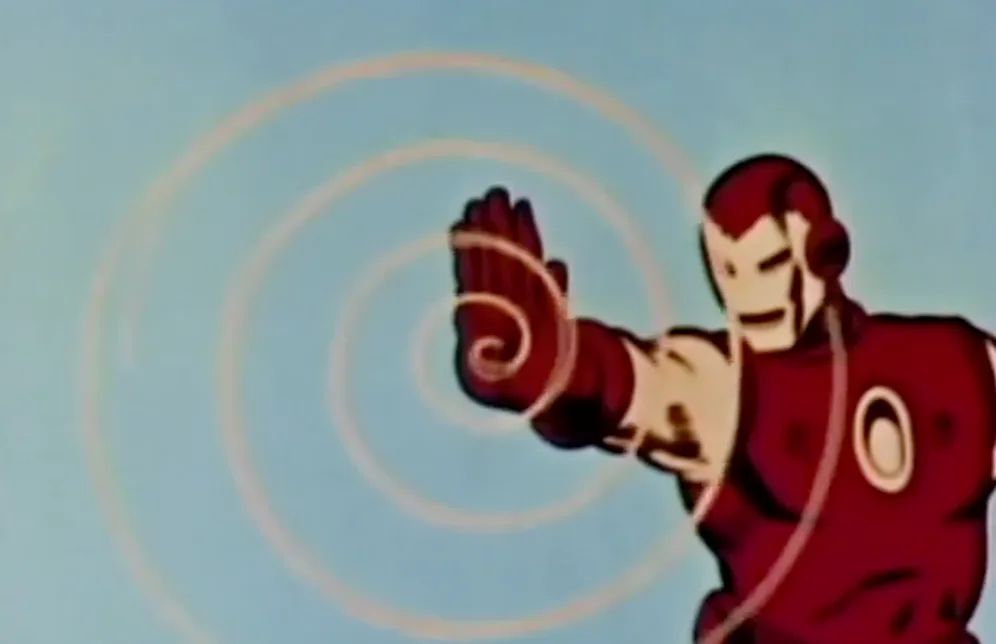 Iron Man with Swirly Powers