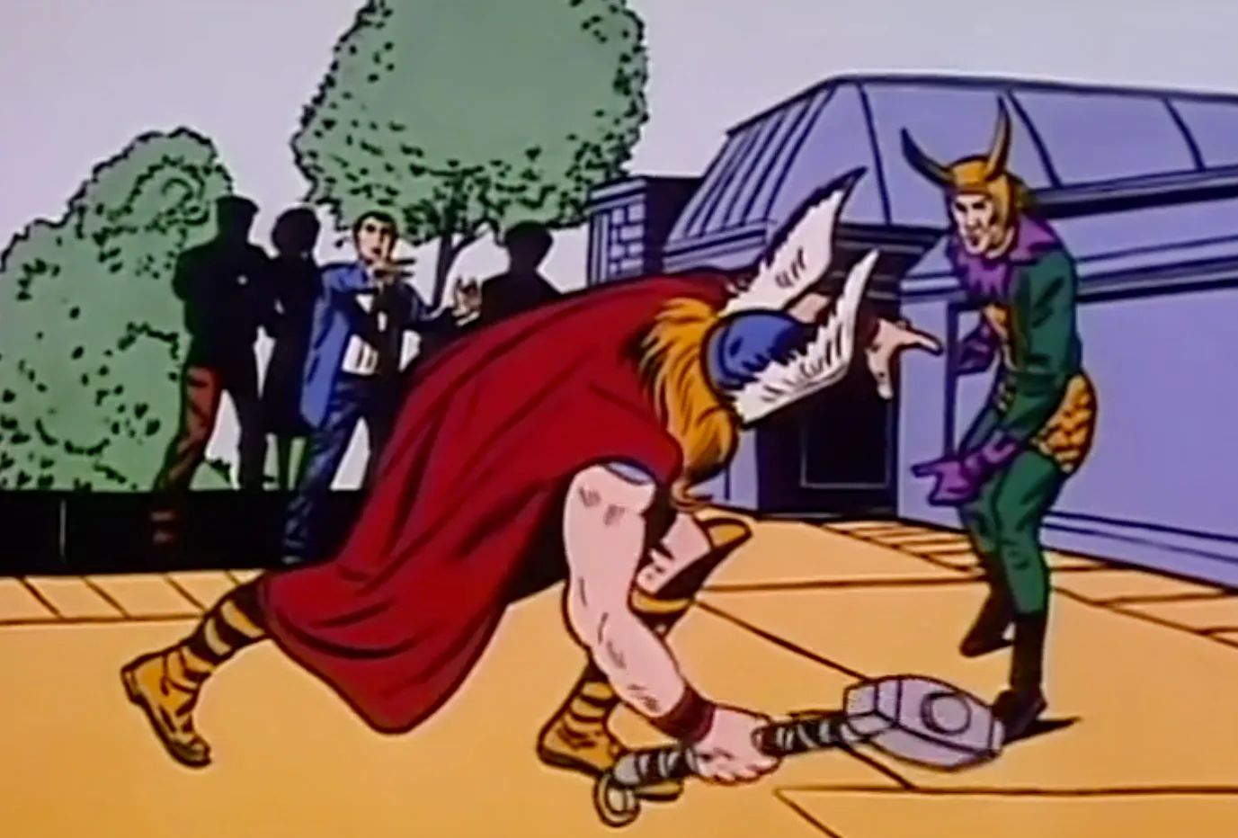 Thor and Loki Battle