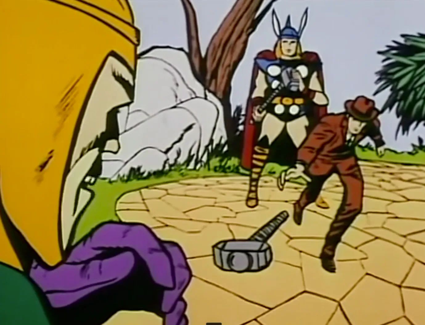 Loki Falls for the ol Plastic Dummy Trick