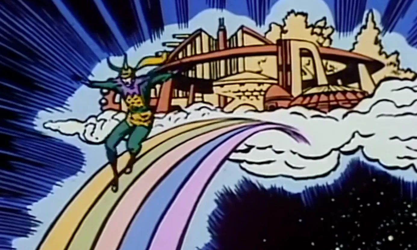 Loki Surfs The BiFrost