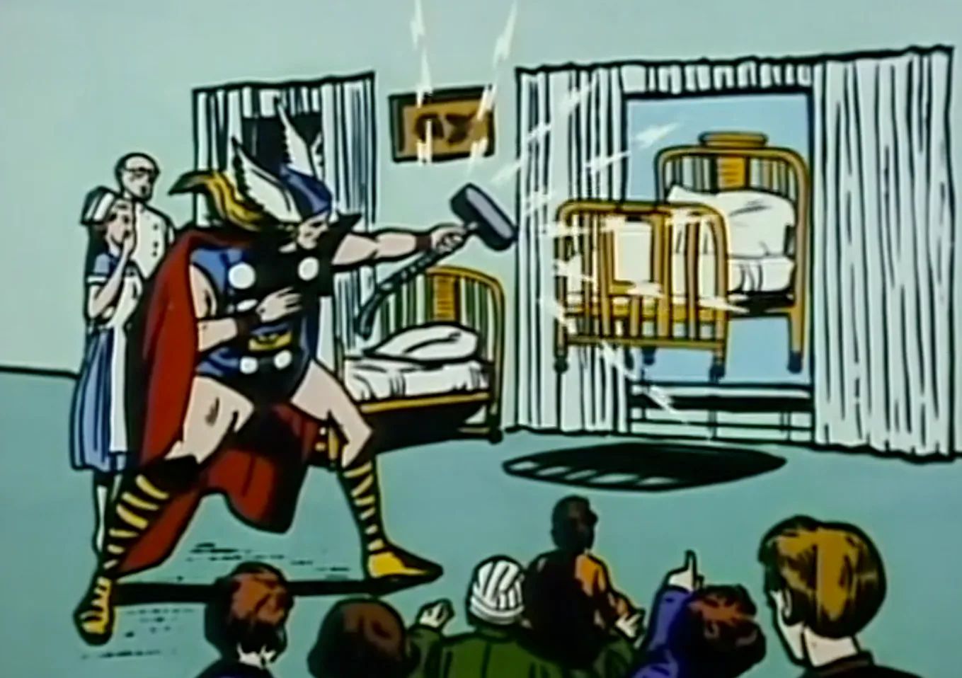 Thor Entertains Sick Kids