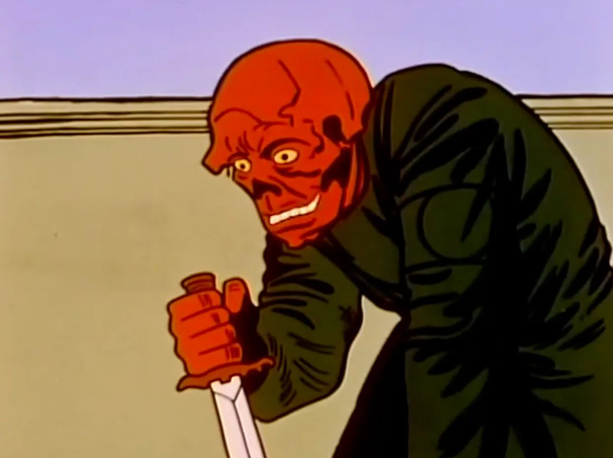 The Red Skull with His Knife