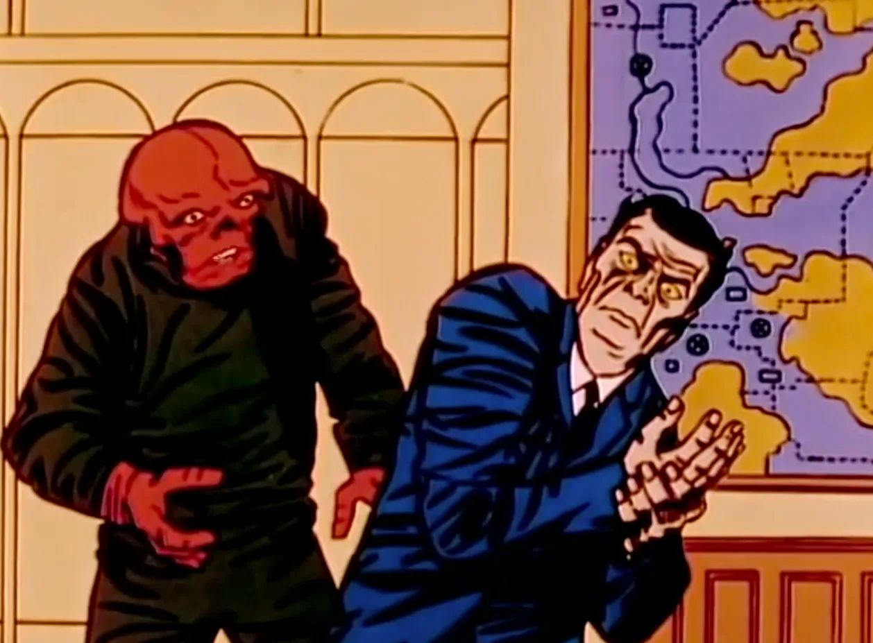 Red Skull and Hitler