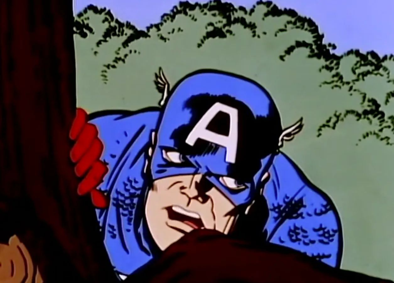 Captain America Sneaking