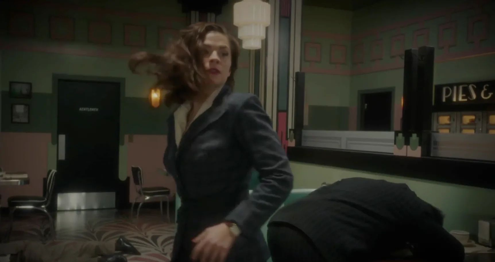Peggy Takes Out the Diner Full of Agents
