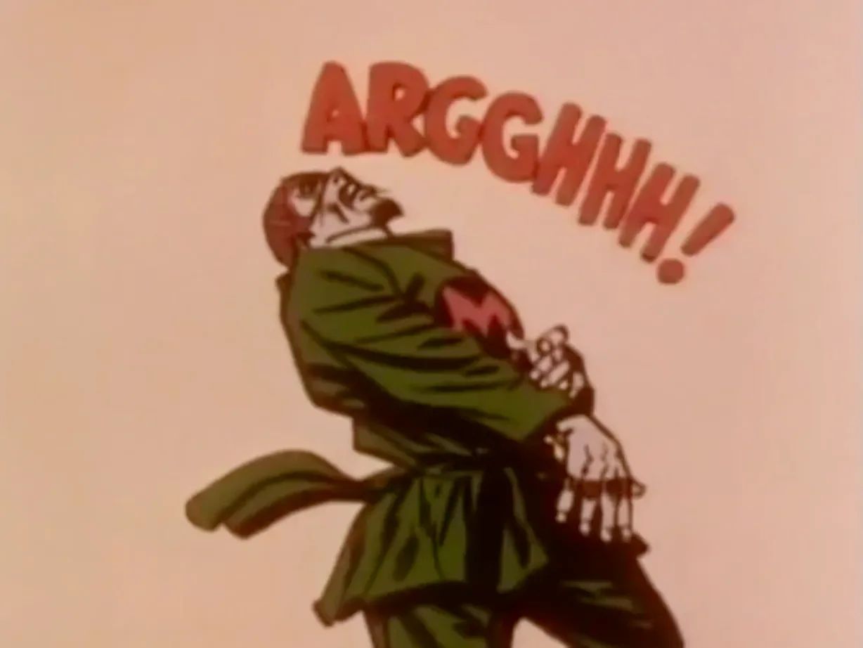 The Mandarin Reacts to His Hit Being Blocked