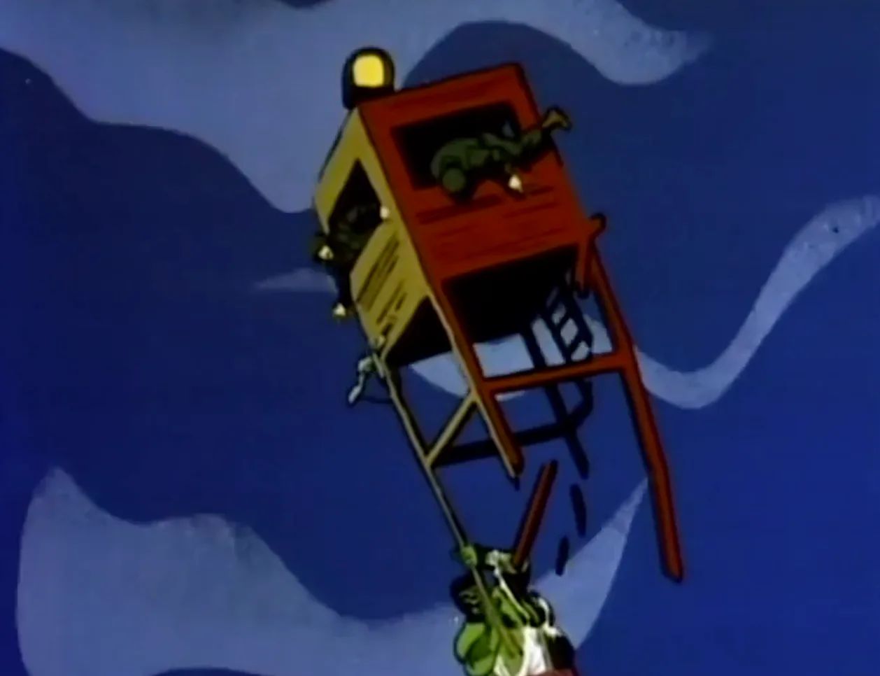 Hulk Throws a Guard Tower