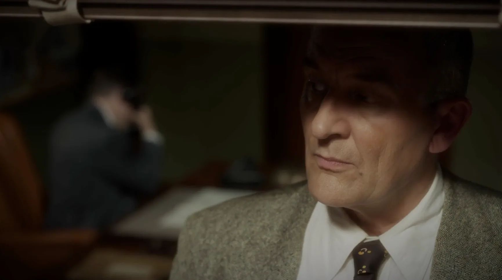 Fennhoff Listens to Dooley's Conversation