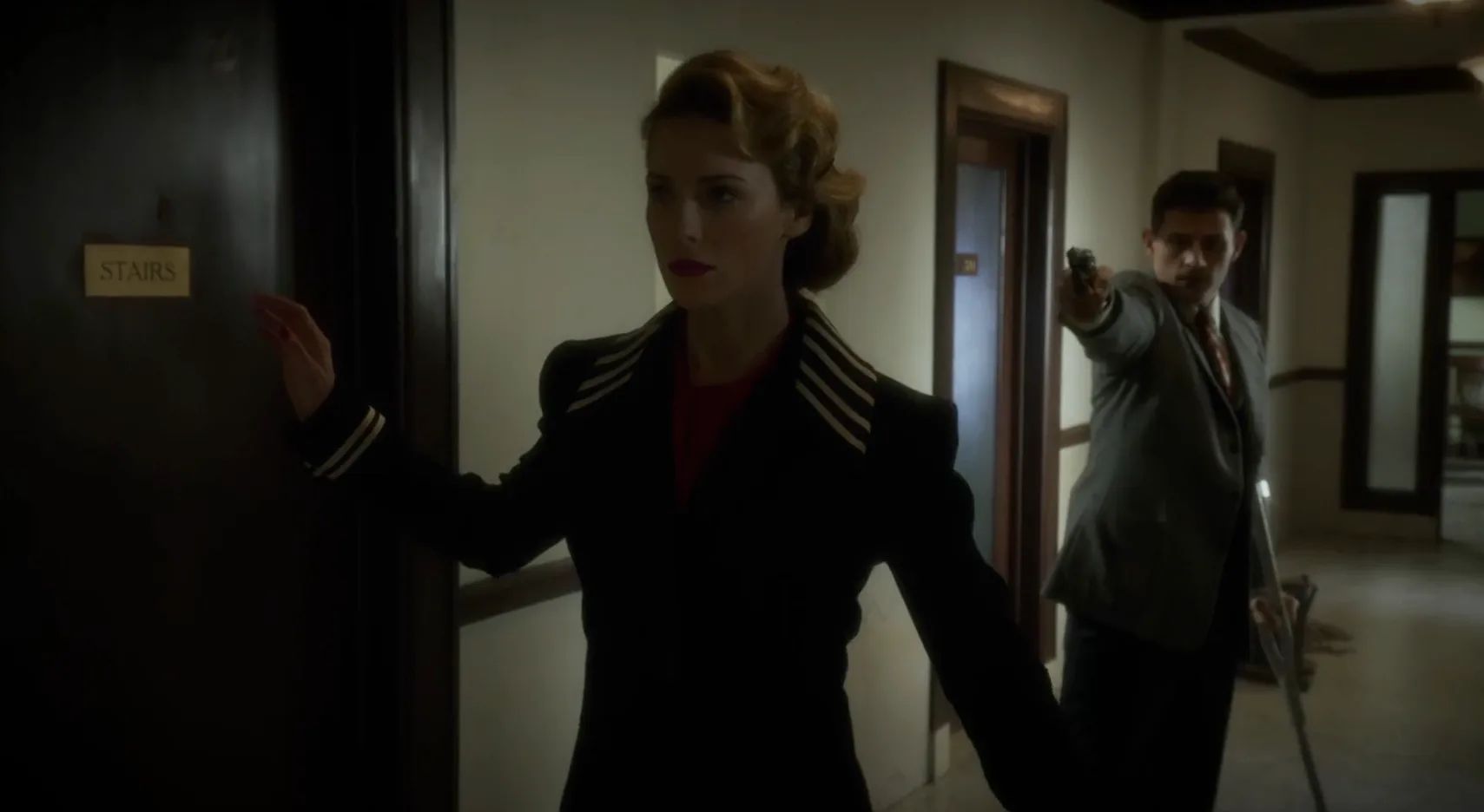 Sousa Holds Dottie At Gunpoint