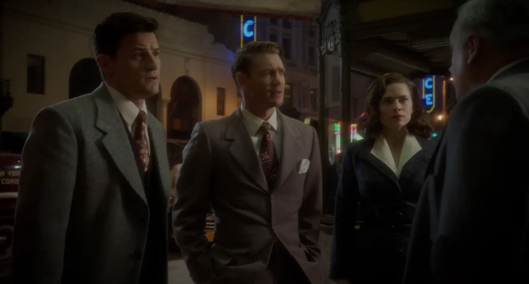 Sousa, Thompson, and Carter Learn of What They Are About to See in The Theater