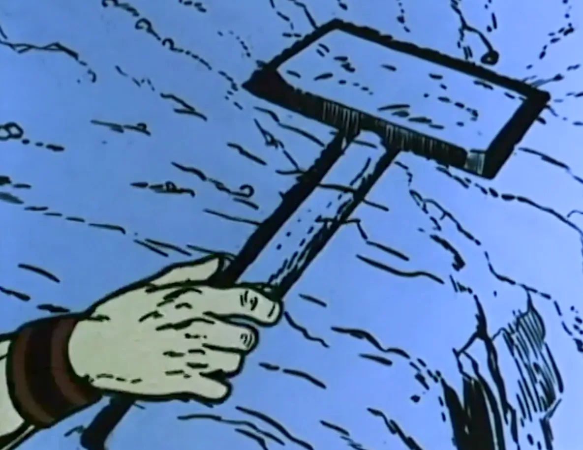 Thor Creates a Stone Hammer.. Somehow