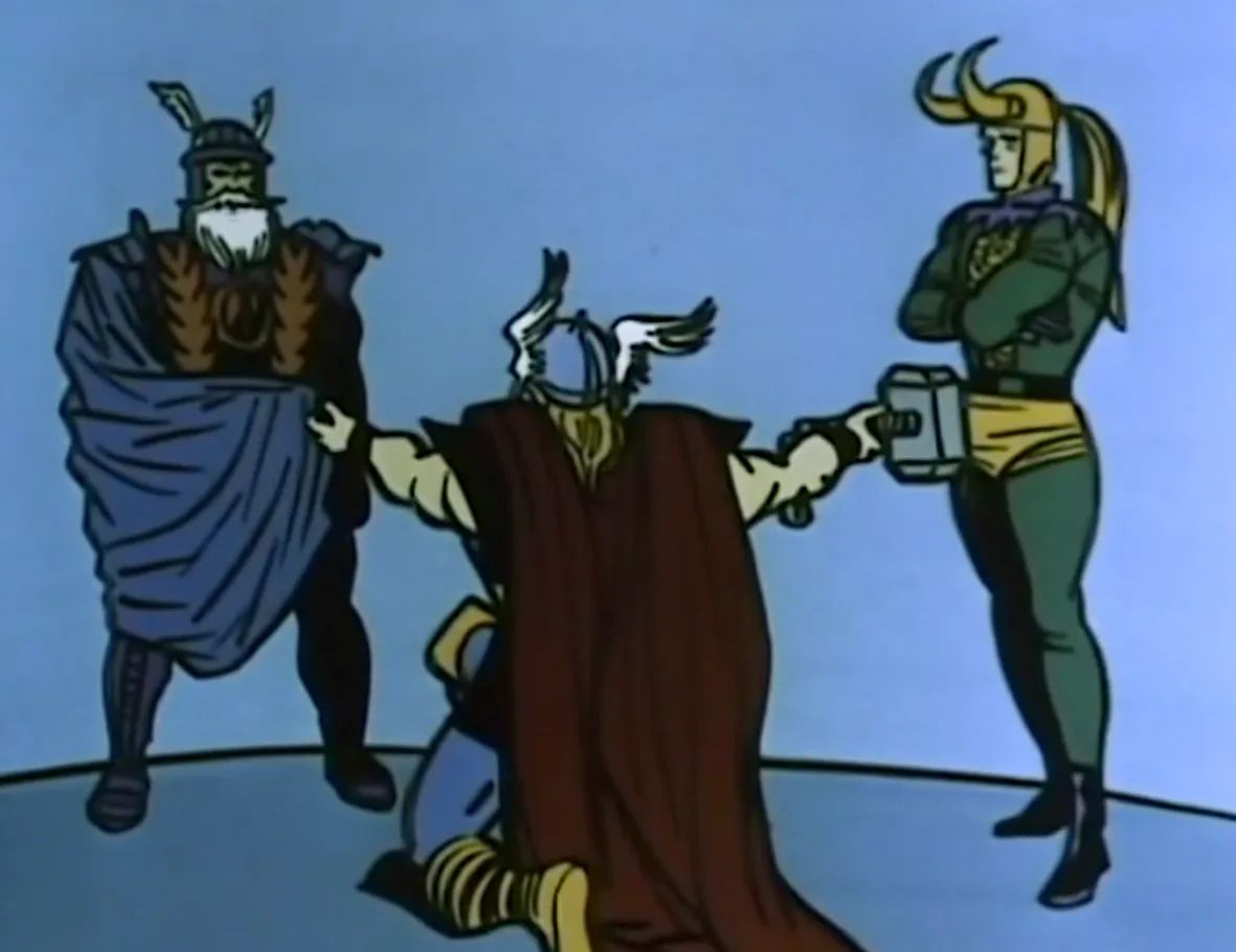 Thor Pleads His Case to Odin