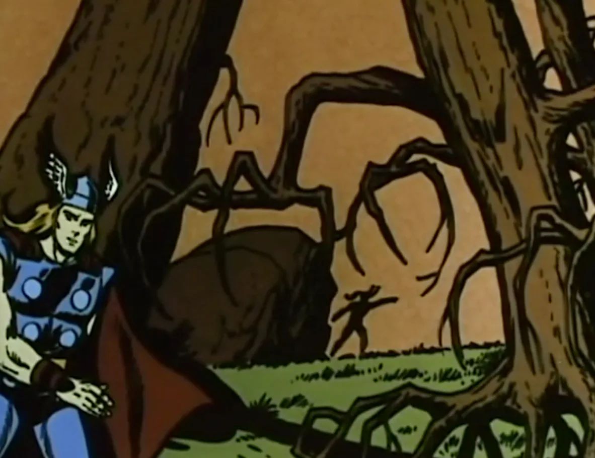 Loki Sends The Trees to Attack Thor