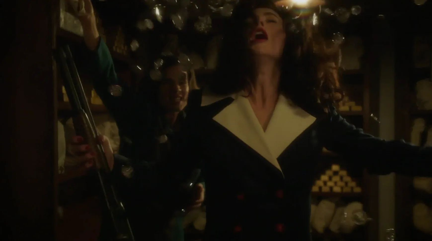 Peggy Knocks Dottie Out with a Bag of Coin
