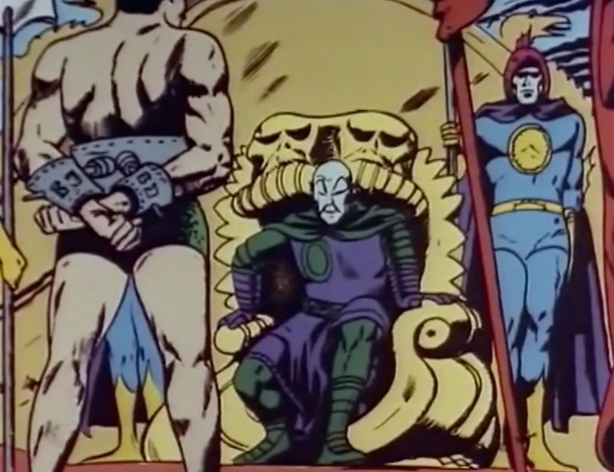 Krang Sits On The Throne