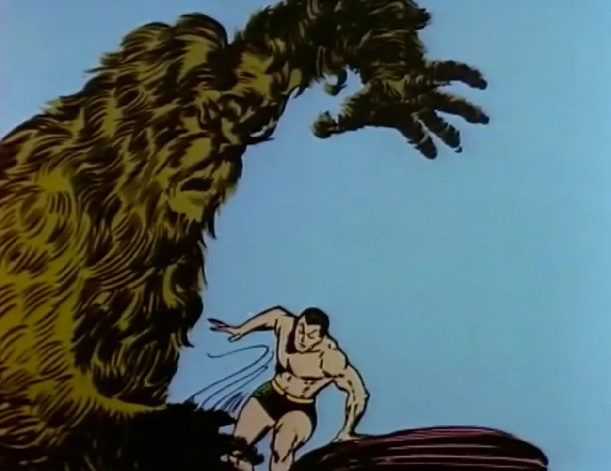 Namor Battles The Seaweed Monster