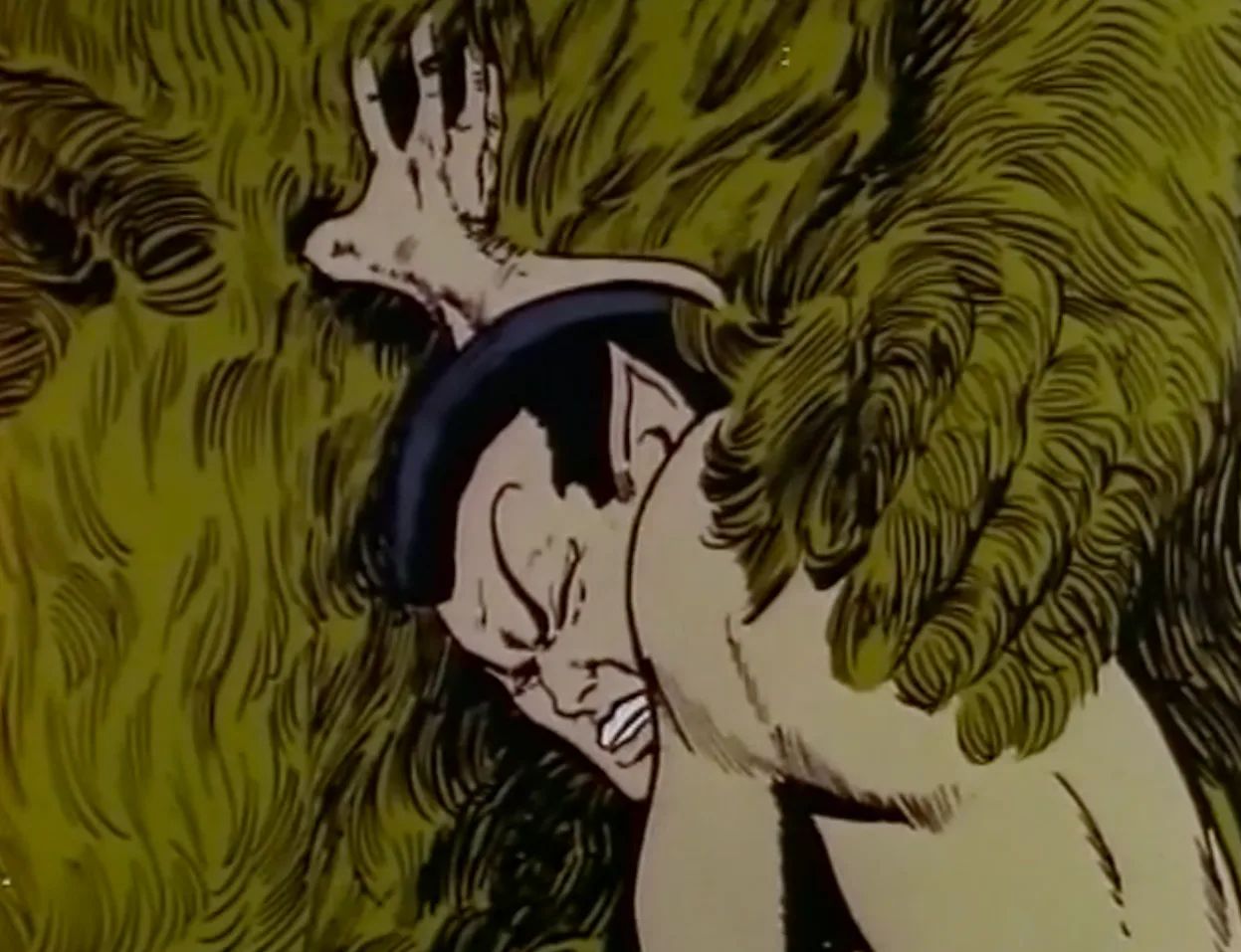 dNamor Begins to Loose Agains Seaweed Man