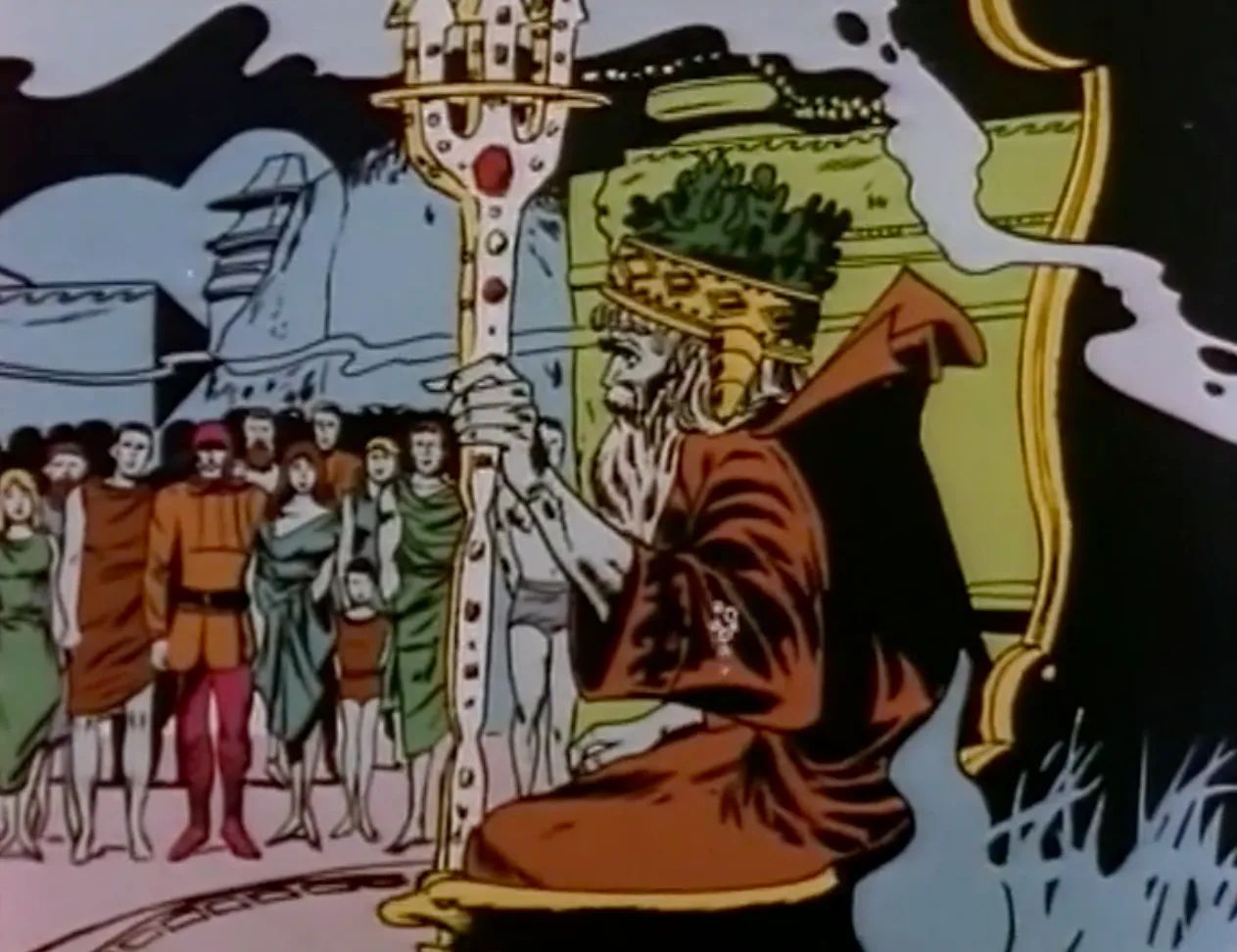 Neptune Sits On His Throne