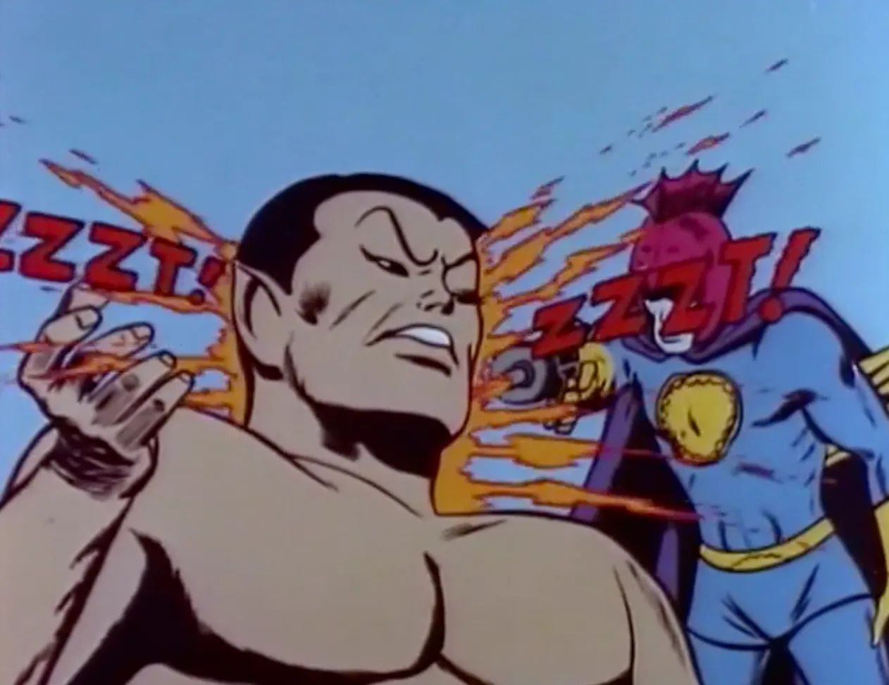 Namor is Hit With The Hydro-Ray