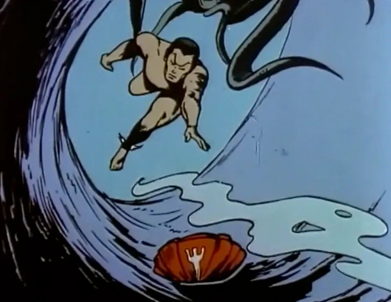 The Squid Tries to Stop Namor From His Prize