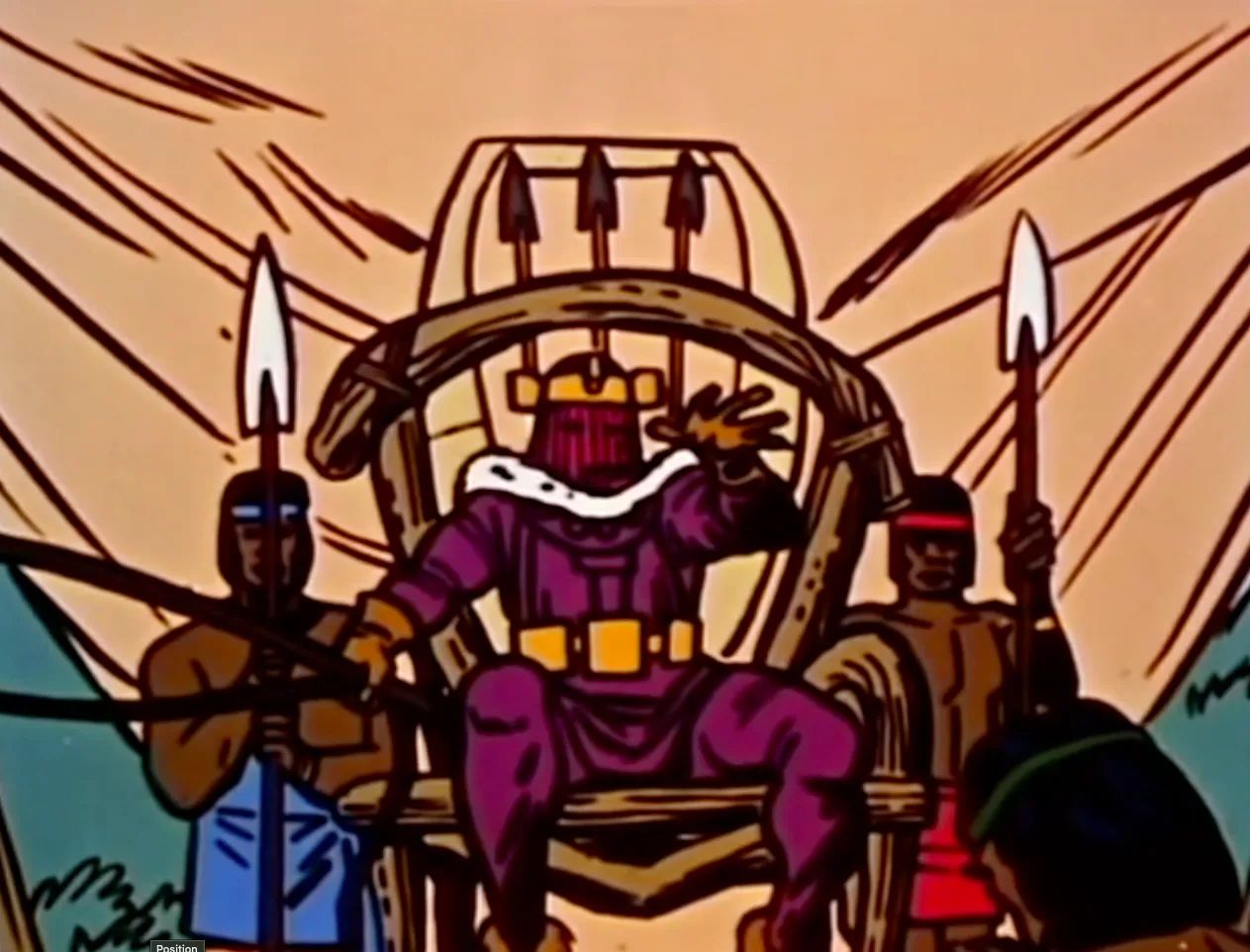 Zemo Sits on His Throne