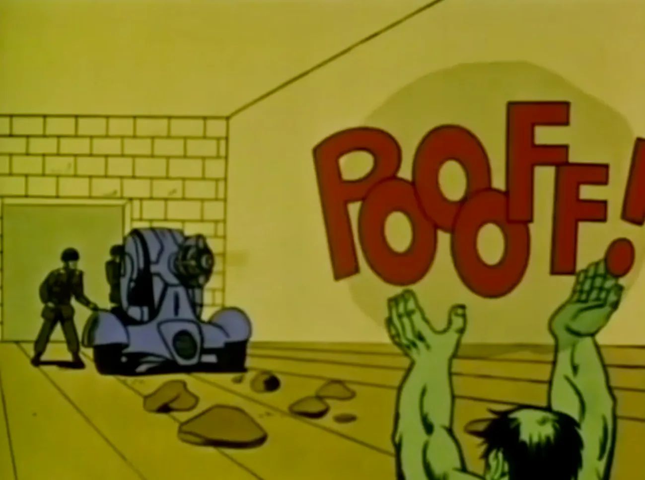 The Vanisher Makes Hulk's Rock Disappear