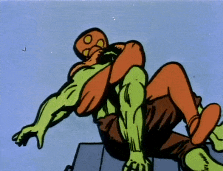 The Hulk and Humanoid Fall Off The Train