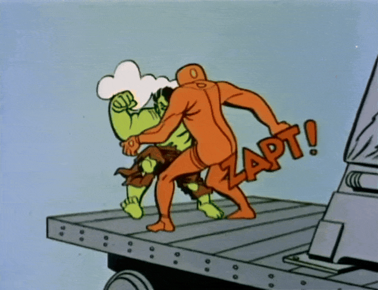 A Titan Rides the Train / The Horde of Humanoids / On the Rampage!